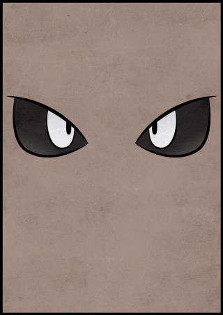 Square black frame eyes white - a square free wallpaper