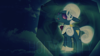 Cartoon pony yellow collar sunglasses - high free wallpaper