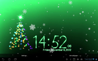 Green christmas tree snowflakes stars - ernest william christmas free wallpaper for desktop