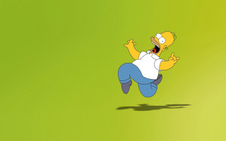 Cartoon character running air arms - his eye free wallpaper