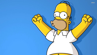 Cartoon character beard white shirt - happy free wallpaper