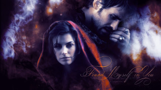 Man woman staring sky background - a sky background behind them free wallpaper
