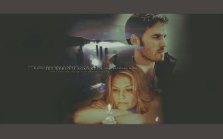 Man woman candle staring picture - a candle free wallpaper