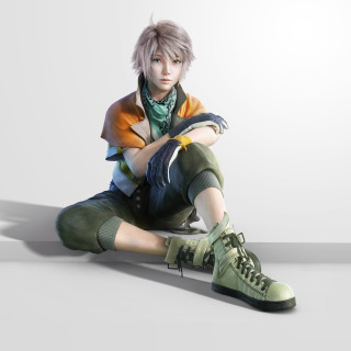 Person sitting ground shoes jacket - unreal engine 5 quality free wallpaper