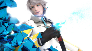 Sword person white background blue - a person holding free wallpaper for desktop