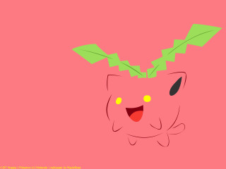 Pink background cartoon cat green - derf free wallpaper