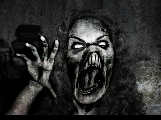 Woman mouth open hands out - her mouth open free wallpaper