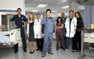 Doctors nurse hospital room group - neoplasticism free wallpaper