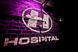 Purple neon sign brick wall - dave allsop free wallpaper