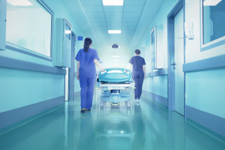 Nurses hospital hallway bed chair - diffuse free wallpaper