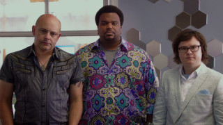Three men standing room hexagonal - institutional free wallpaper