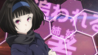 Girl black coat scarf purple - aguri uchida free wallpaper