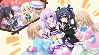 Anime girls group mirror photo - a picture of them free wallpaper