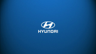 Blue background white logo hywoni - the bottom of the image free wallpaper