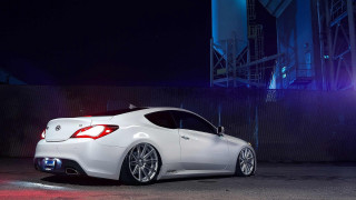 White sports car parking lot 25 - a parking lot free wallpaper