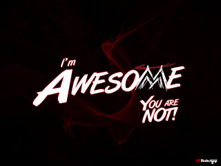 Red black neon text awesome - cool free wallpaper