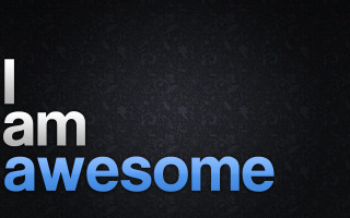 Black blue white typographic digital - awesome free wallpaper