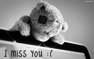 Teddy bear keyboard i miss 2 - else alfelt free wallpaper