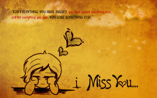 Girl butterfly flying message i 2 - a drawing of a girl free wallpaper