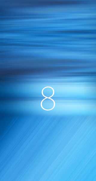 Blue background white eight side - a tilt shift photo free wallpaper