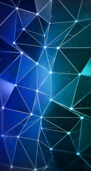Blue background lines stars pattern - line free wallpaper