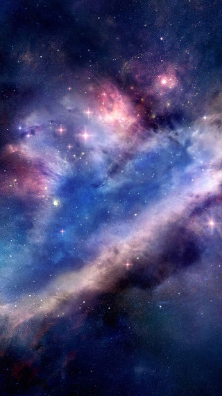 Large star space dust filled 2 - space art free wallpaper
