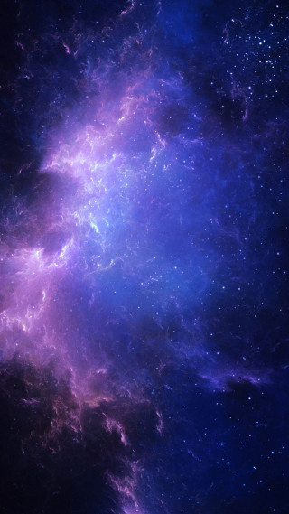 Purple blue space stars dust 5 - a detailed matte painting free wallpaper