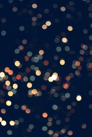 Blurry dark background lights blurry - free new year wallpaper