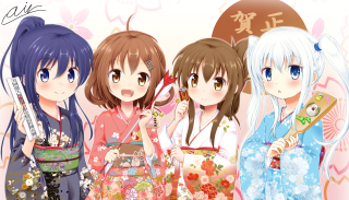 Anime girls long hair blue 41 - blue eye free wallpaper for desktop