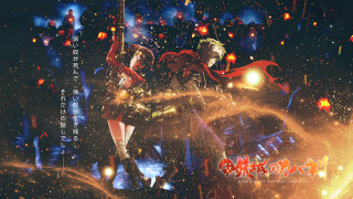 Anime couple space fireworks stars - firework free wallpaper