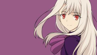 Anime character long white hair 12 - red eye free wallpaper