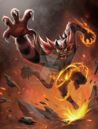 Cartoon character kicking fireball demon - eddie mendoza free wallpaper