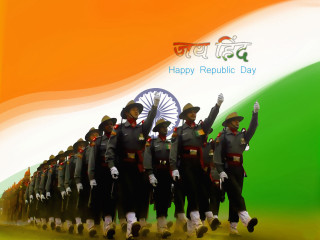 Men uniform marching flag indian - hd wallpaper free wallpaper