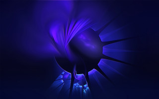 Blue abstract background dark purple - bioluminescence free wallpaper