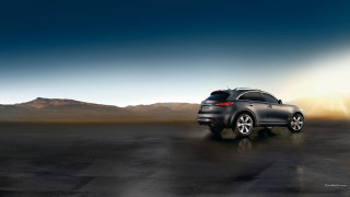 Black car desert road mountains 2 - a road in the desert free wallpaper