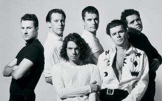 Group men wall white background - bauhaus free wallpaper for desktop
