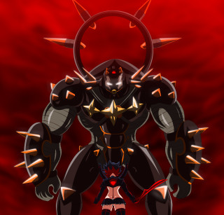 Cartoon demon character horns spikes - a cartoon character free wallpaper