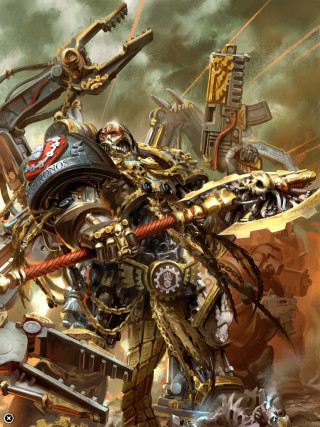 Robot gun machine gears painting - gear free wallpaper