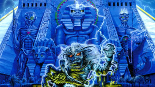 Demonic monster poster glowing city - a huge head free wallpaper