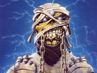Man mask chains neck face - metal free wallpaper