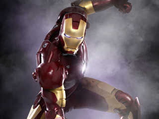 Dancing man suit smoke mecha - leg free wallpaper