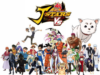 Anime characters group white background 35 - official art free wallpaper for desktop