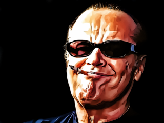 Man smiling sunglasses cigarette black - a. b. jackson free wallpaper