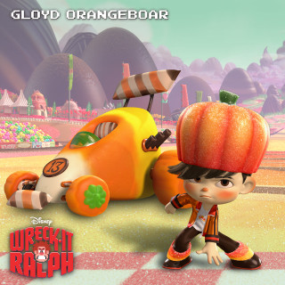 Cartoon character pumpkin head car - lowbrow free wallpaper