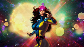 Woman blue yellow outfit purple - body free wallpaper