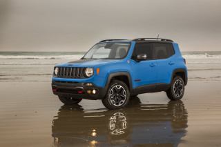 Blue jeep beach waves dark - a.d.m. cooper free wallpaper