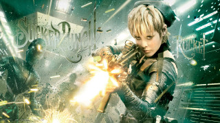 Woman gun futuristic setting people - other person free wallpaper