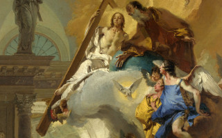 Jesus white horse people statue - a painting of jesus free wallpaper
