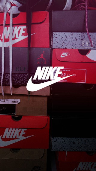 Nike shoes pile boxes storeroom - andries stock free wallpaper