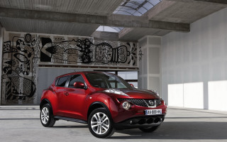 Red car garage mural door - a red car free wallpaper